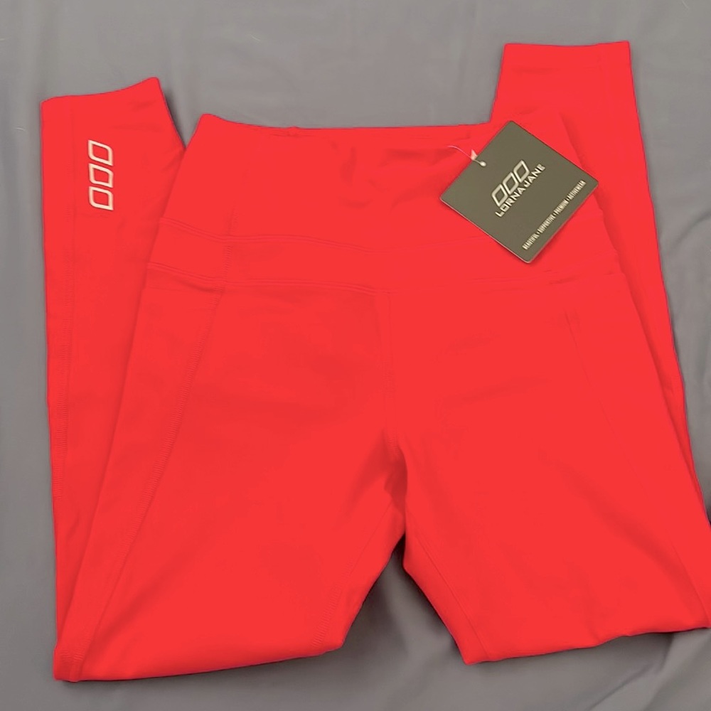 NWT, Lorna Jane stomach support ankle leggings